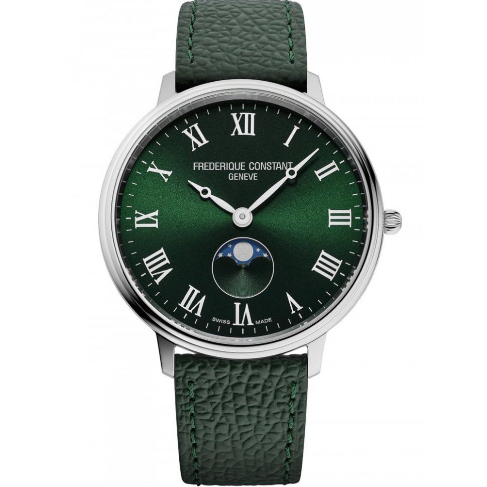 Frederique Constant FC-206RGR3S6 Mens Watch Classic Moonphase 38mm 5ATM