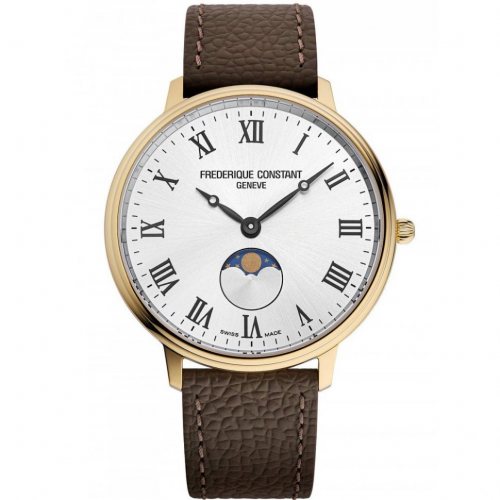 Frederique Constant FC-206RS3S5 Mens Watch Classic Moonphase 38mm 5ATM