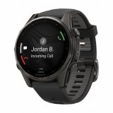 Garmin 010-02903-21 Mens Watch fenix 8 AMOLED Sapphire crystal silicone strap 43mm 10ATM