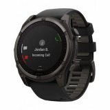 Garmin 010-02907-11 Mens Watch fenix 8 Solar Sapphire crystal silicone strap 51mm 10ATM