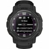 Garmin 010-02730-00 Mens Watch Instinct Crossover Solar Tactical Edition 45mm 10ATM