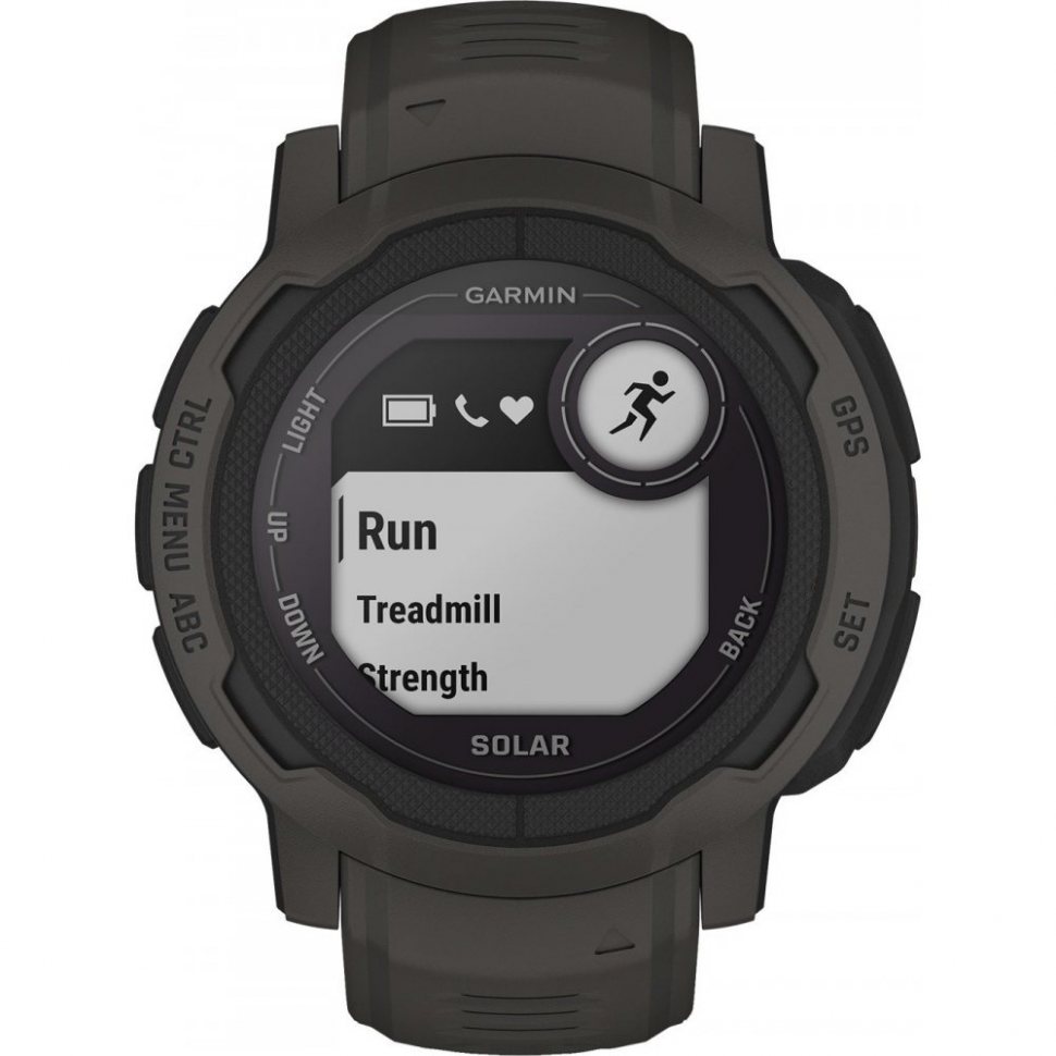 Garmin 010-02627-00 Mens Watch Instinct 2 Solar 45mm 10ATM