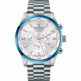 Claude Bernard 10222-3MBU-AIR Mens Watch Aquarider Chronograph 44mm 20ATM 