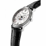 Frederique Constant FC-270SW4P6 Mens Watch Classic Business Moon Phase 40mm 6ATM 