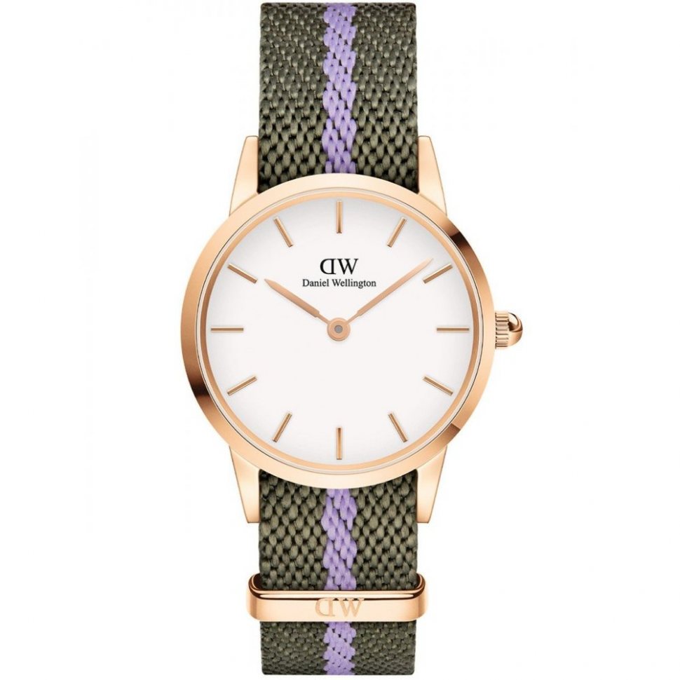 Daniel Wellington DW00100680 Iconic NATO Green/Purple 28mm 3ATM 